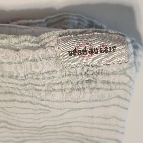 Bebe au Lait baby blanket muslin cotton swaddle owl mushroom unisex nursing - Picture 2 of 6